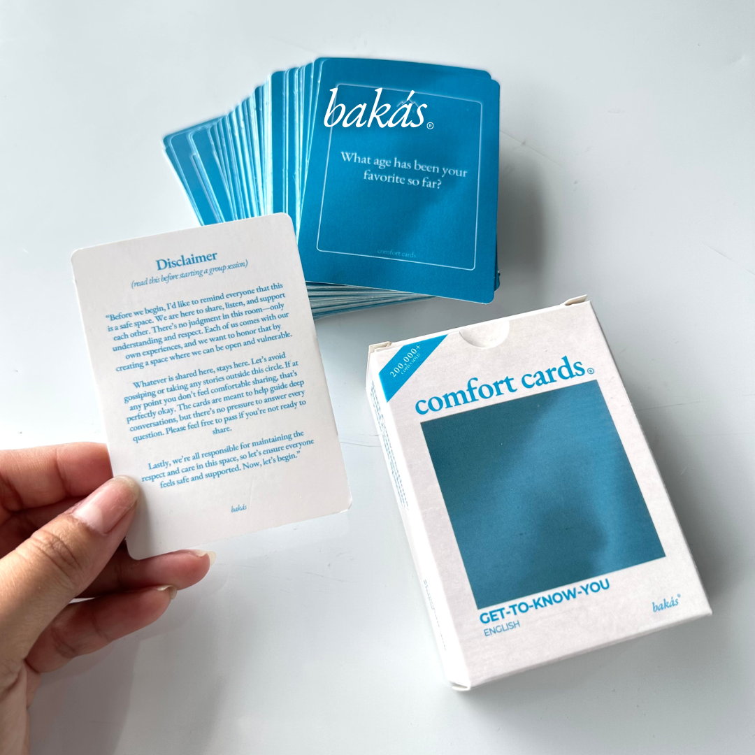 Comfort Cards (Get-To-Know-You)