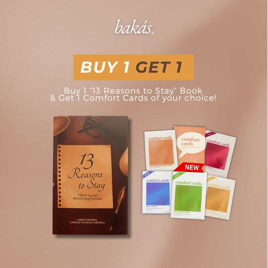 [BUY 1, GET 1] 13 Reasons to Stay: Liham ng mga Muntik nang Sumuko Mental Health Awareness Book + Comfort Cards (Any Edition)