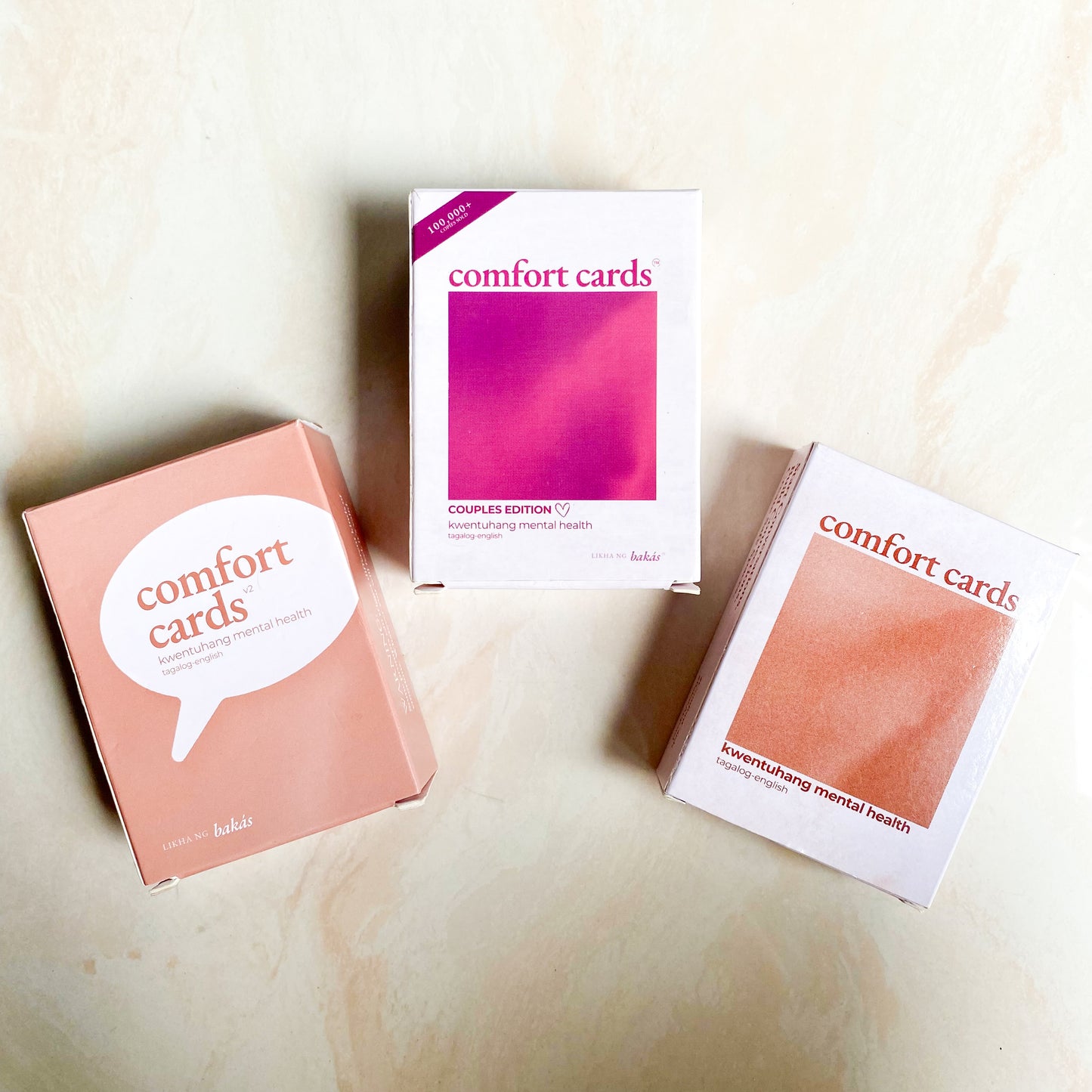 Comfort Bundle 5: Comfort Card V1 + Comfort Card V2 + Comfort Cards Couples Edition