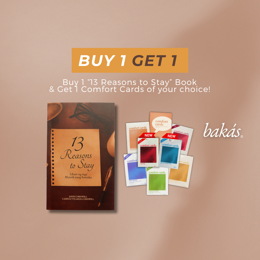 [BUY 1, GET 1] 13 Reasons to Stay: Liham ng mga Muntik nang Sumuko Mental Health Awareness Book + Comfort Cards (Any Edition)