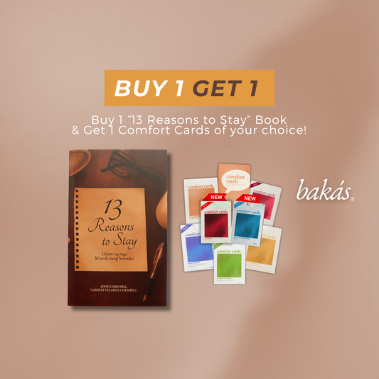 [BUY 1, GET 1] 13 Reasons to Stay: Liham ng mga Muntik nang Sumuko Mental Health Awareness Book + Comfort Cards (Any Edition)